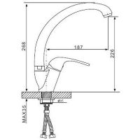 Смеситель для кухни Gappo G35 Хром арт-G4135 — фото 11, Смесители для кухни
