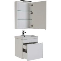 Товар: Комплект мебели для ванной Aquanet София 60 подвесной Белый арт-203649 - фото 7 Комплект мебели для ванной Aquanet София 60 подвесной Белый арт-203649 — фото 7, Комплекты мебели для ванной