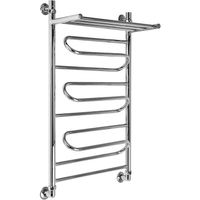 Товар: Водяной полотенцесушитель Ника Curve ЛZ/ВП 80x60 с полкой Хром арт-ЛЗ ВП 80/60 - фото 2 Водяной полотенцесушитель Ника Curve ЛZ/ВП 80x60 с полкой Хром арт-ЛЗ ВП 80/60 — фото 2, Водяные полотенцесушители