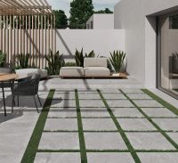 Керамогранит Keratile (KTL) Lithos Pearl Antid Rect 20mm 60х60 см арт-CAN6LITHPQHA — фото 2, Керамогранит