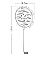 Ручной душ Orange Хром арт-S13HScr — фото 7, Лейки для душа