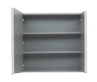 Зеркальный шкаф Aquanet Порто 70 L Белый глянец арт-241748 — фото 4, Зеркальные шкафы в ванную