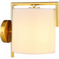 Настенный светильник Artelamp Aperol Белый Полированная медь арт-A5031AP-1PB — фото 4, Бра