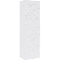 Шкаф пенал Clarberg Elegance 40 подвесной Белый арт-EL0504 — фото 1, Пеналы для ванной комнаты