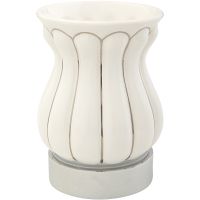 Стакан для зубных щеток Migliore Olivia Белый Хром арт-17569 — фото 1, Стаканы для зубных щеток