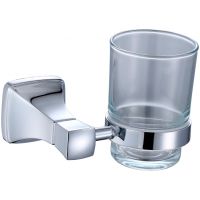 Стакан для зубных щеток CeramaLux Domino Хром арт-95402 — фото 1, Стаканы для зубных щеток