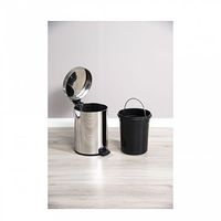 Товар: Ведро мусорное Aquanet 8072 Хром арт-187082 - фото 2 Ведро мусорное Aquanet 8072 Хром арт-187082 — фото 2, Мусорные ведра