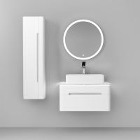 Зеркало Jorno Shine 65 с подсветкой с сенсорным выключателем арт-Shi.02.65/W — фото 3, Зеркала в ванную комнату