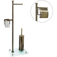 Напольная стойка WasserKRAFT Exter Светлая бронза арт-K-1234 — фото 1, Стойки - набор держателей