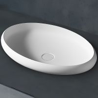 Раковина-чаша Abber Stein 60 Белая матовая арт-AS2614 — фото 2, Раковины накладные