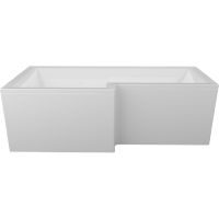 Акриловая ванна Marka One Linea 165x85 L Белый арт-01лин16585л — фото 1, Акриловые ванны