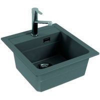 Кухонная мойка Alveus Granital Atrox 20 Concrete G81 470x500 Бетон арт-1131989 — фото 2, Кухонные мойки