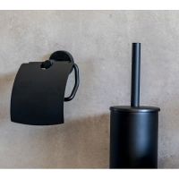 Держатель туалетной бумаги Bemeta Dark с крышкой Черный арт-104112010 — фото 2, Держатели туалетной бумаги