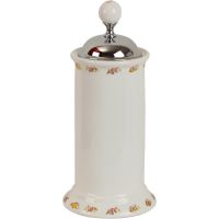 Контейнер для хранения Migliore Provance Хром Белый арт-17662 — фото 1, Органайзеры для ванной