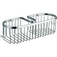 Полка корзина Frap Хром арт-F354 — фото 1, Полки для ванной и душа