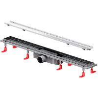 Душевой лоток AM.PM PrimeFlow 80 с решеткой Хром матовый / под плитку Tile арт-W02SC-U11-080-04SB — фото 2, Душевые лотки