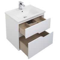 Товар: Тумба с раковиной Aquanet Модена 65 подвесная Белый глянец арт-212661 - фото 3 Тумба с раковиной Aquanet Модена 65 подвесная Белый глянец арт-212661 — фото 3, Тумбы с раковиной