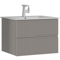 Тумба с раковиной Orka Moonlight 70 подвесная Бежевая матовая арт-5001496 — фото 1, Тумбы с раковиной