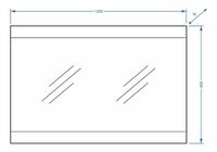 Зеркало Stella Polar Мадлен 120 Белое арт-SP-00000407 — фото 3, Зеркала в ванную комнату