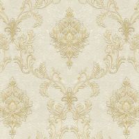 Обои Emiliana Parati Damasco Reale Винил на флизелине (1,06*10,05) Бежевый/Золото, Дамаск арт-73425 — фото 1, товары