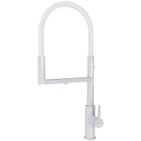 Смеситель для кухни Paulmark Tornado Белый матовый арт-To213402-431 — фото 1, Смесители для кухни