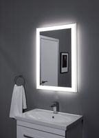 Зеркало Aquanet Алассио 80 с подсветкой с сенсорным выключателем и функцией антизапотевания арт-249345 — фото 5, Зеркала в ванную комнату