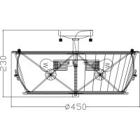 Люстра Maytoni Elegant Lea Кремовая Жемчужный белый арт-ARM369-03-G — фото 4, Люстры