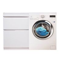 Тумба под раковину Style Line Даллас 130 Люкс Plus Белая арт-СС-00000557 — фото 1, Тумбы под раковину