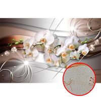 Фреска Ortograf 3D 6690 Фактура бархат золото FX-G Флизелин (4,2*2,7) Разноцветный, Цветы/Абстракция арт-6690 (бархат золото FX-G) — фото 1, Фрески