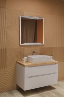 Товар: Зеркало Silver Mirrors Атриум 77 с подсветкой с бесконтактным выключателем и диммером арт-LED-00002640 - фото 6 Зеркало Silver Mirrors Атриум 77 с подсветкой с бесконтактным выключателем и диммером арт-LED-00002640 — фото 6, Зеркала в ванную комнату