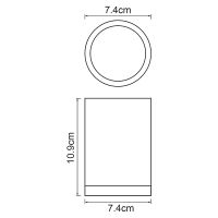 Стакан для зубных щеток WasserKRAFT Mindel Белый арт-K-8828 — фото 3, Стаканы для зубных щеток