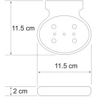 Мыльница WasserKRAFT Berkel Хром арт-K-6869 — фото 3, Мыльницы