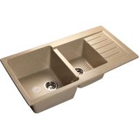 Кухонная мойка GranFest Practic GF-P980KL Песочная арт-P-980 KL пес — фото 1, Кухонные мойки