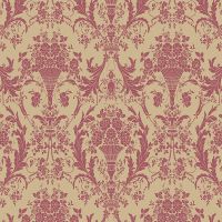 Обои LOYMINA Boudoir Флизелин (1*10,05) Коричневый/Красный, Вензель/Дамаск арт-GT4 004 — фото 1, Обои для стен