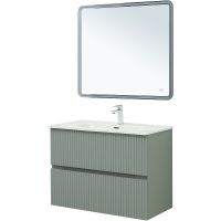Тумба под раковину Aquanet Джейн 100 подвесная Мисти грин арт-313320 — фото 9, Тумбы под раковину