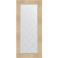 Зеркало Evoform Exclusive-G 126х56 с гравировкой в багетной раме - Золотые дюны 90 мм арт-BY 4064 — фото 1, Зеркала в ванную комнату