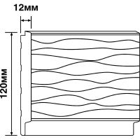 Товар: Декоративная панель HIWOOD 2700x120x12 мм арт-LV127W GR15K - фото 8 Декоративная панель HIWOOD 2700x120x12 мм арт-LV127W GR15K — фото 8, Панели