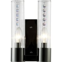 Настенный светильник Crystal Lux Otono AP2 Black Chromium Transparente Прозрачный Черный хром арт-OTONO AP2 BLACK CHROMIUM/TRANSPARENTE — фото 2, Бра