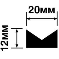 Товар: Молдинг HIWOOD 2700x20x12 мм арт-TRV20 - фото 2 Молдинг HIWOOD 2700x20x12 мм арт-TRV20 — фото 2, Молдинги