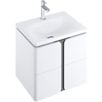 Тумба под раковину Ravak SD Balance 50 подвесная Белая Графит арт-X000001365 — фото 1, Тумбы под раковину