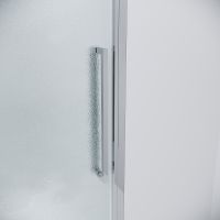 Душевой уголок Grossman Cosmo 100х70 профиль Хром стекло шиншилла арт-120.K33.02.1070.10.02 — фото 5, Прямоугольные душевые уголки