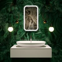 Зеркало Silver Mirrors Мальта 40 с подсветкой с сенсорным выключателем и диммером арт-ФР-00001372 — фото 5, Зеркала в ванную комнату