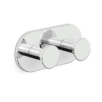 Двойной крючок Langberger Molveno Хром арт-72132 — фото 1, Крючки для полотенец