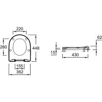Комплект унитаза с инсталляцией Jacob Delafon Odeon Rive Gauche с сиденьем Микролифт и клавишей смыва Хром арт-E21745RU-00 — фото 13, Комплекты унитаз + инсталляция