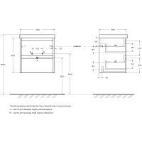 Товар: Тумба под раковину BelBagno Kraft 39 50 подвесная Cemento Grigio арт-KRAFT 39-500/390-2C-SO-CG - фото 11 Тумба под раковину BelBagno Kraft 39 50 подвесная Cemento Grigio арт-KRAFT 39-500/390-2C-SO-CG — фото 11, Тумбы под раковину