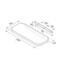Полка для душа AM.PM Func Хром арт-A8F37600 — фото 9, Полки для ванной и душа