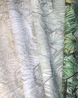 Обои Solo Liberty Винил на флизелине (1,06*10) Серый/Серебряный, Листья/Геометрия арт-E202500 — фото 4, Обои для стен