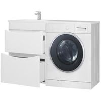 Товар: Тумба под раковину Bellezza Олиссия 120 Белая арт-4639419110015 - фото 3 Тумба под раковину Bellezza Олиссия 120 Белая арт-4639419110015 — фото 3, Тумбы под раковину