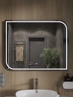 Зеркало Orange Simetric 100 с подсветкой с сенсорным выключателем арт-OS-100ZE — фото 2, Зеркала в ванную комнату