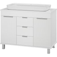 Тумба с раковиной Brevita Enfida 100 Белая матовая арт-УТ000014765 — фото 1, Тумбы с раковиной